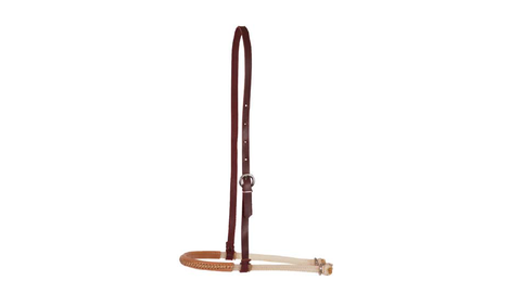 Leather Double Rope Nose Band - Dusty Cowboy